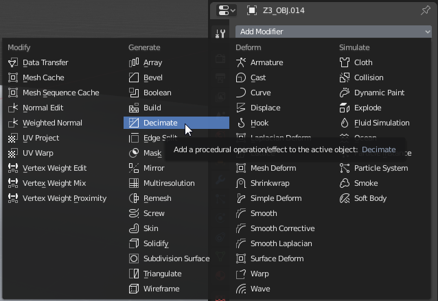Blender | Decimate Modifier tutorial-3
