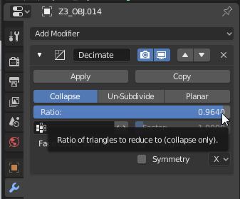 Blender | Decimate Modifier tutorial-4